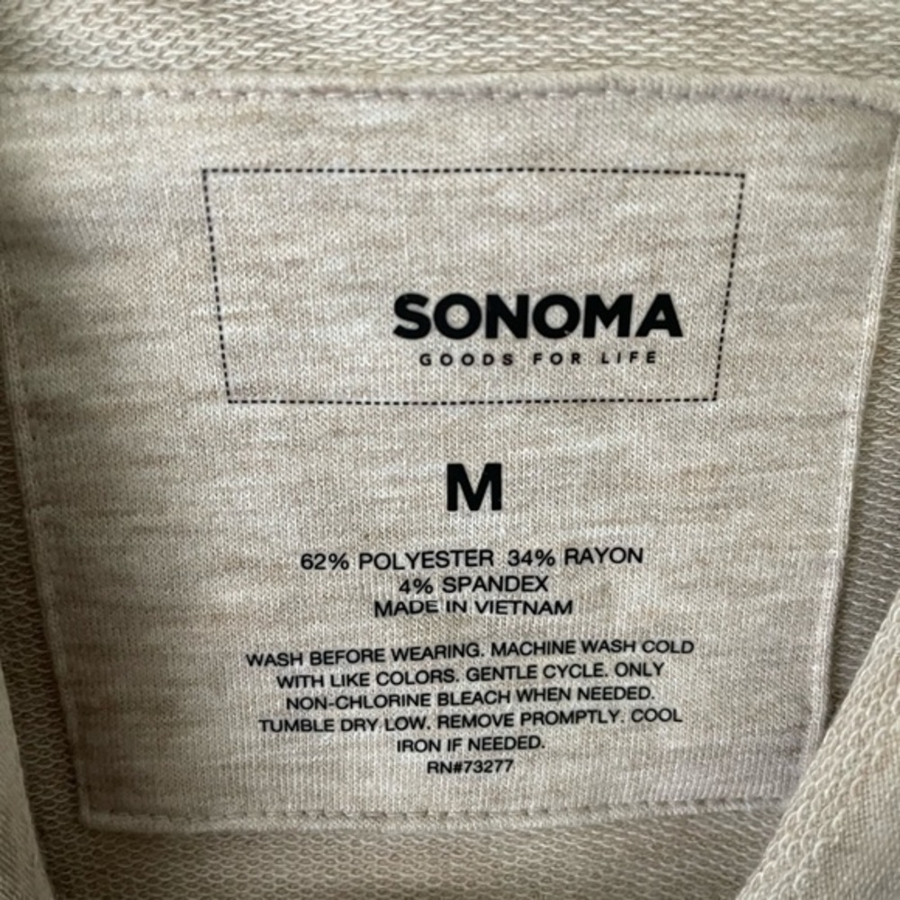 Sonoma Turtleneck Sweatshirt With String - image 3